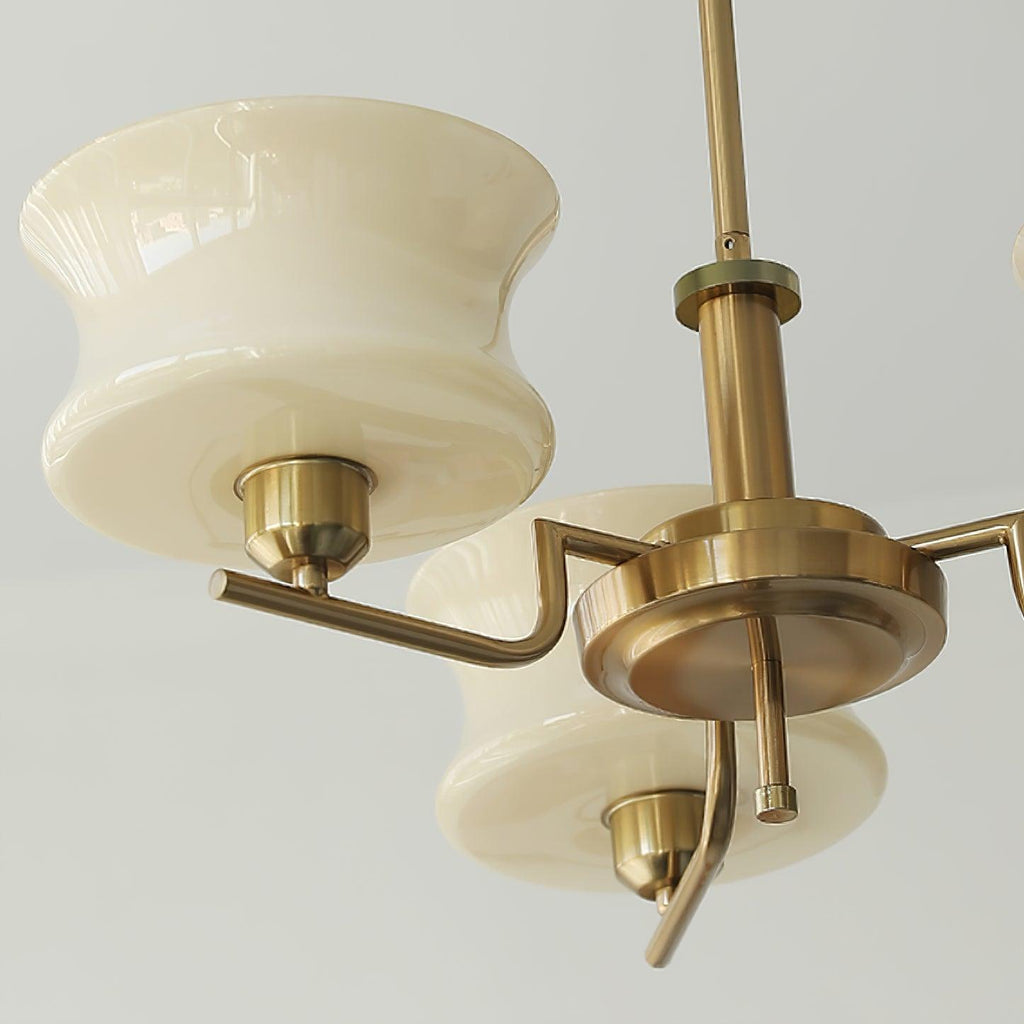 Zeluna Glass Chandelier-Moonnatur