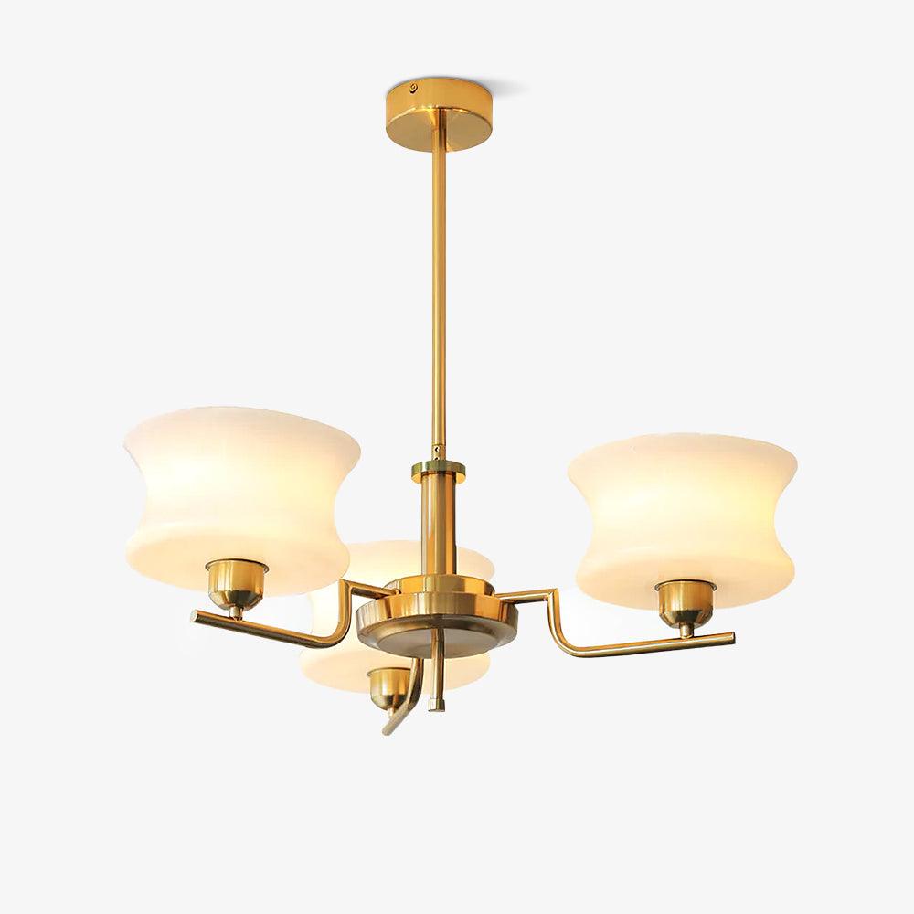 Zeluna Glass Chandelier-Moonnatur
