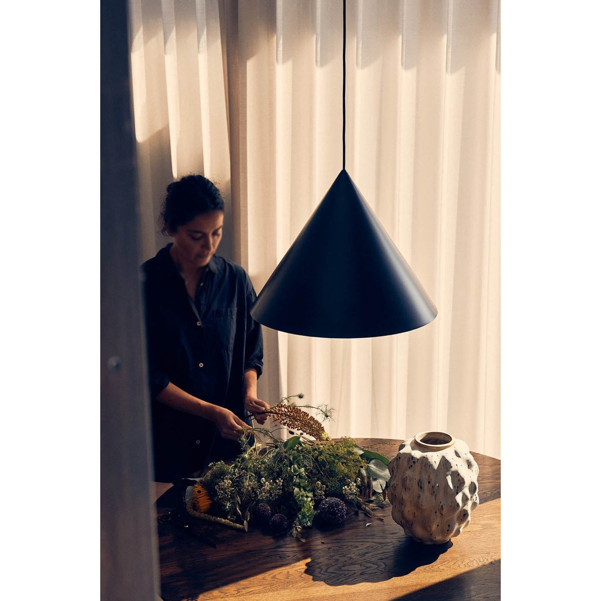 Langrenden Iron Pendant Light-Moonnatur