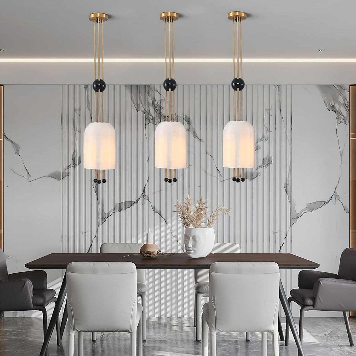 Haverina Glass Pendant Light-Moonnatur