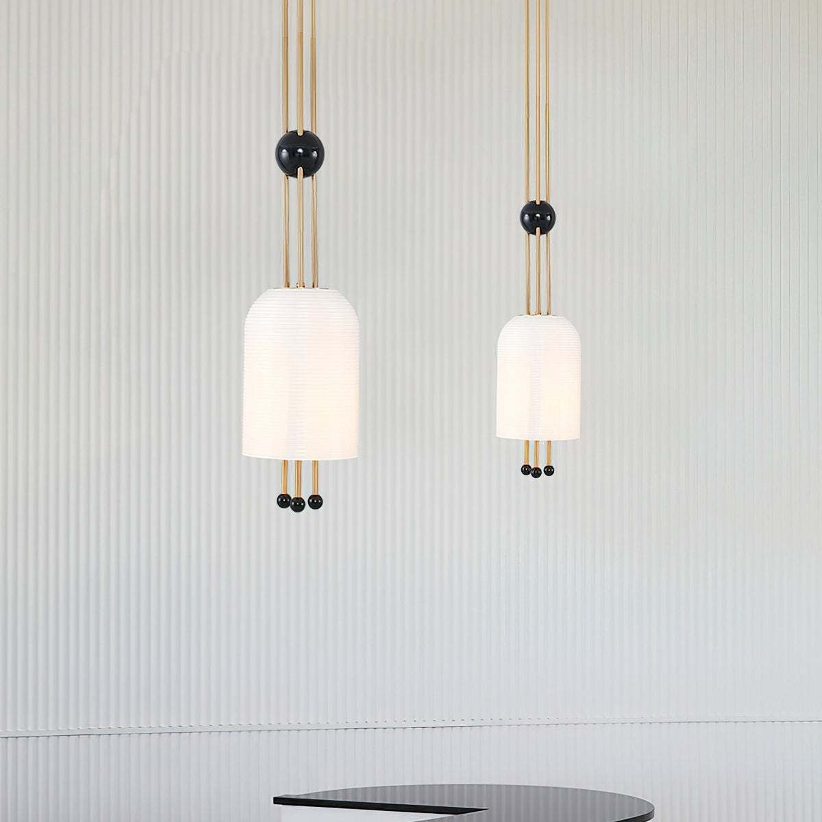 Haverina Glass Pendant Light-Moonnatur