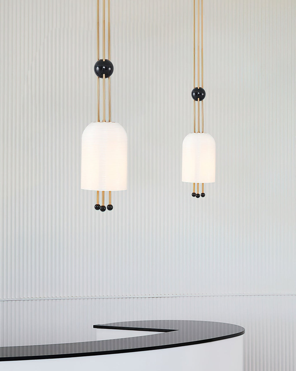 Haverina Glass Pendant Light-Moonnatur