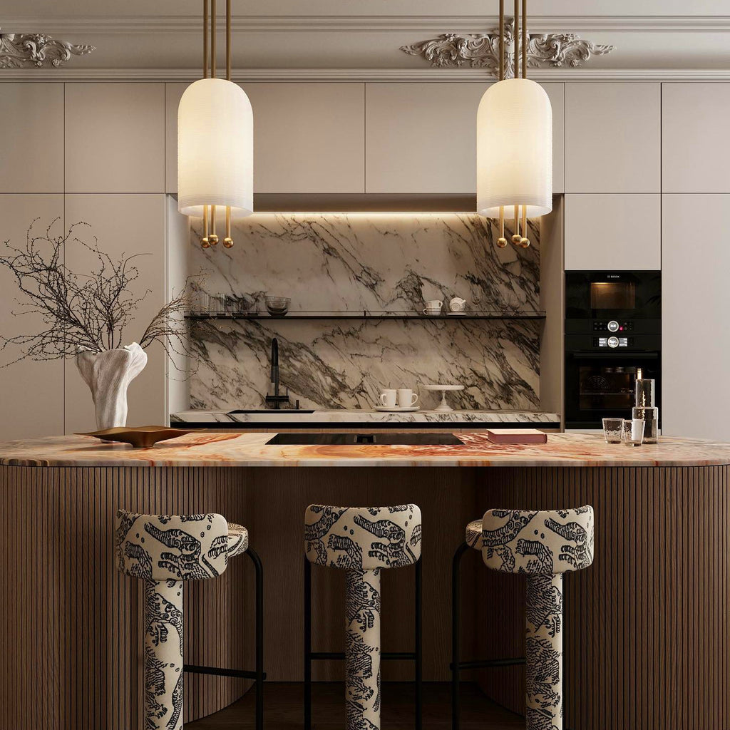 Haverina Glass Pendant Light-Moonnatur