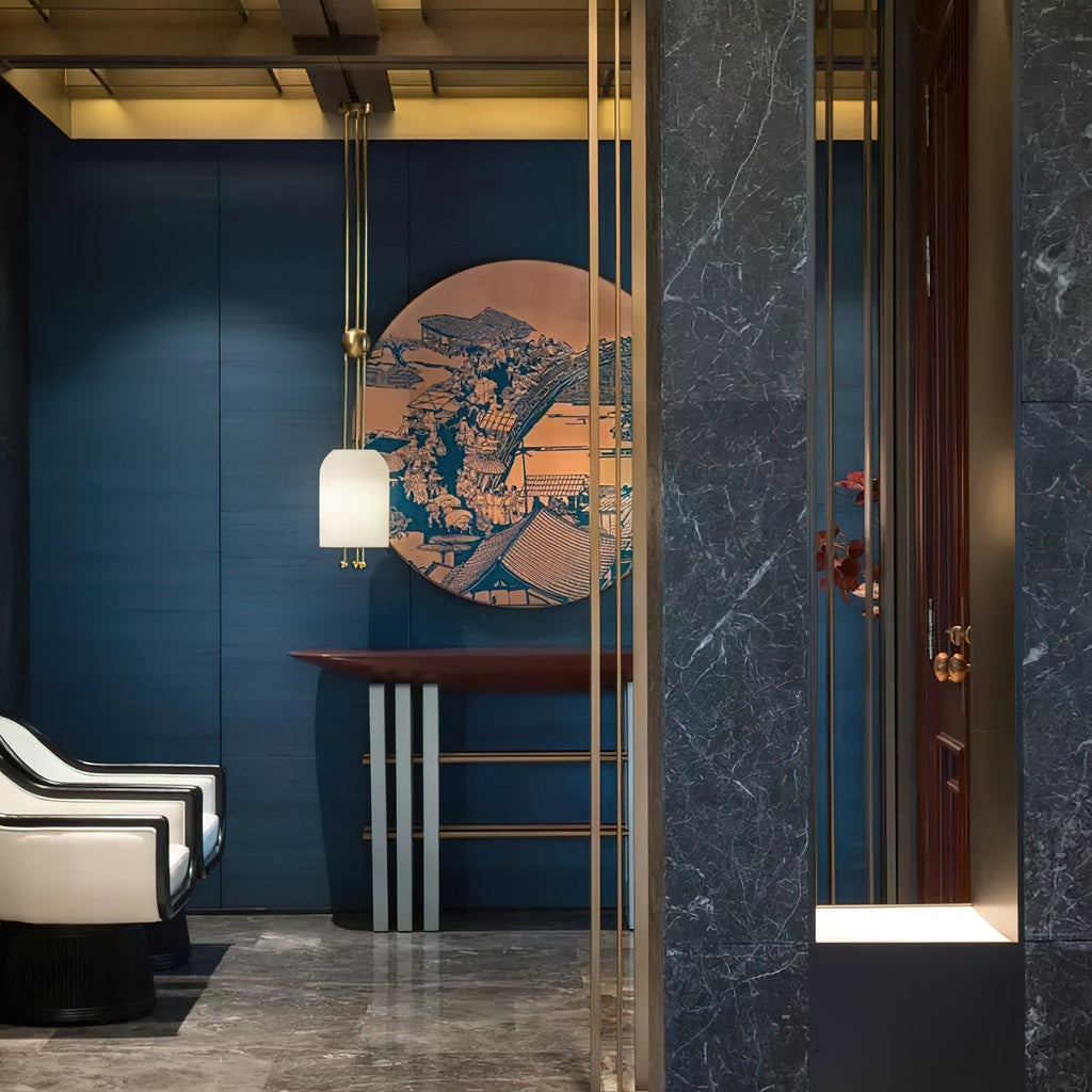 Haverina Glass Pendant Light-Moonnatur