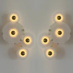 Ambeldale Alabaster Wall Light-Moonnatur