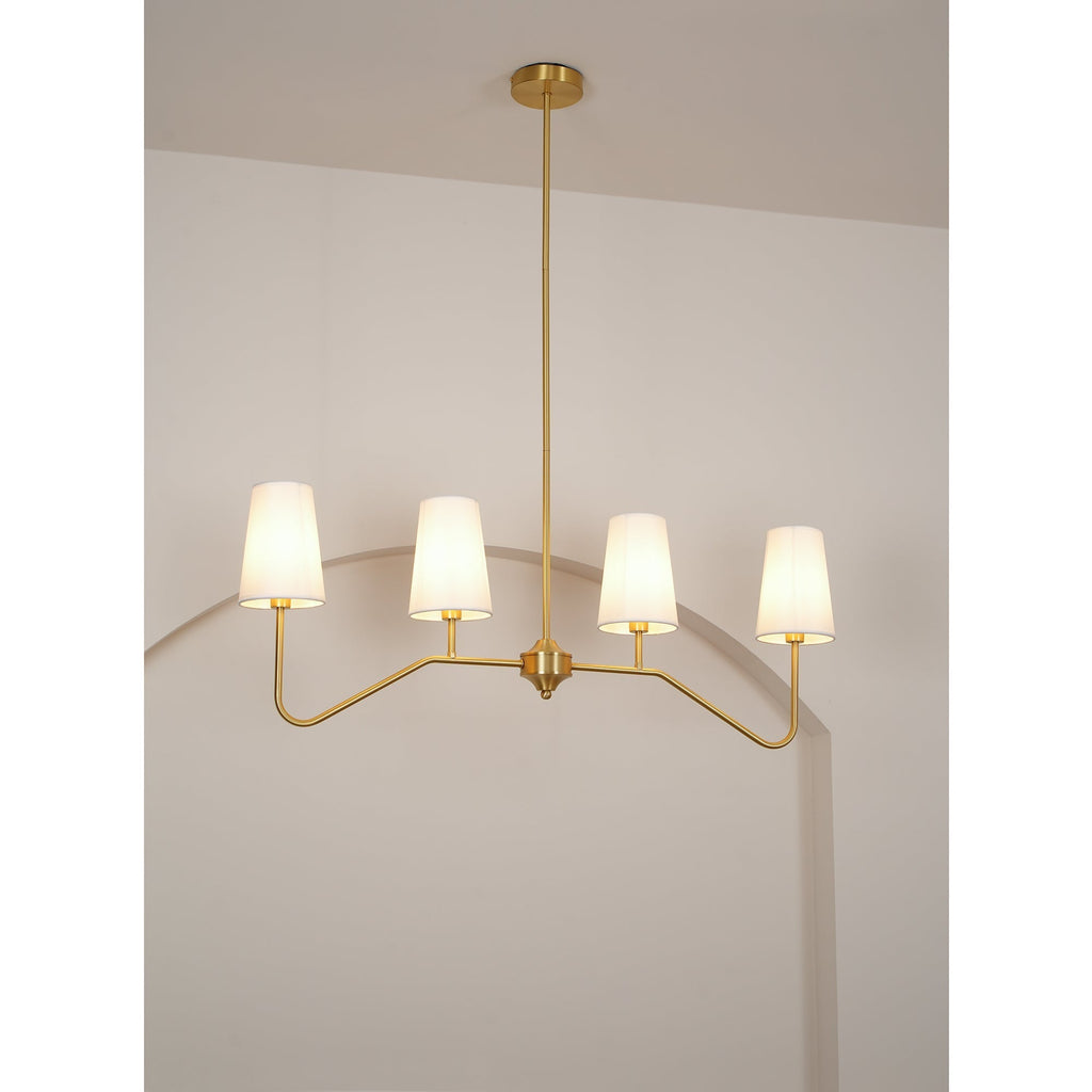 Corvenella Fabric Chandelier-Moonnatur