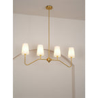 Corvenella Fabric Chandelier-Moonnatur