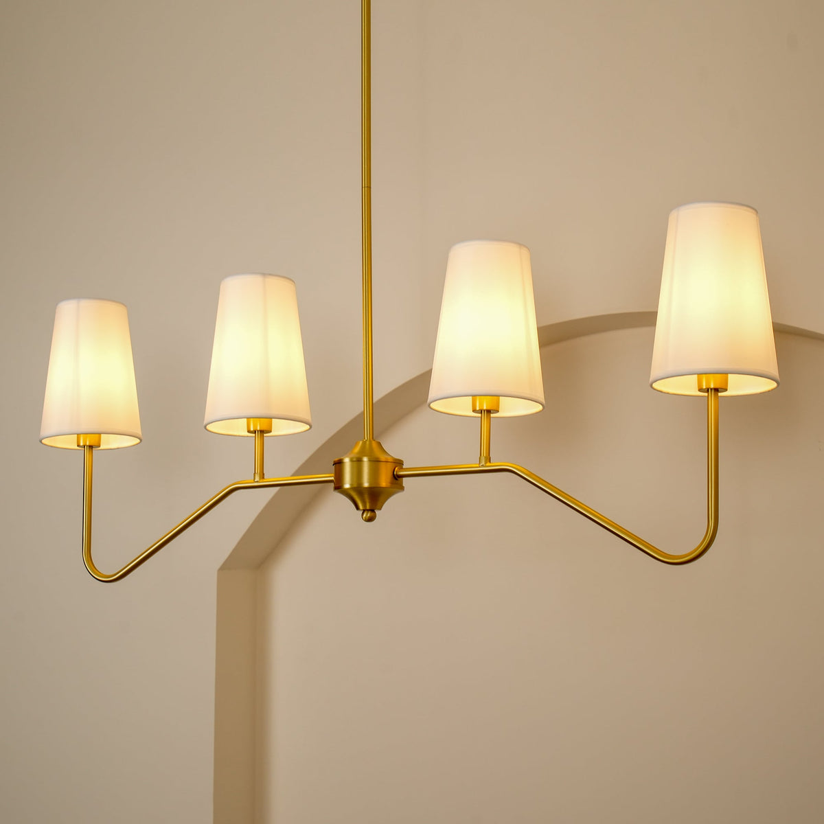 Corvenella Fabric Chandelier-Moonnatur