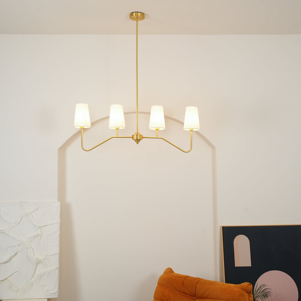 Corvenella Fabric Chandelier-Moonnatur