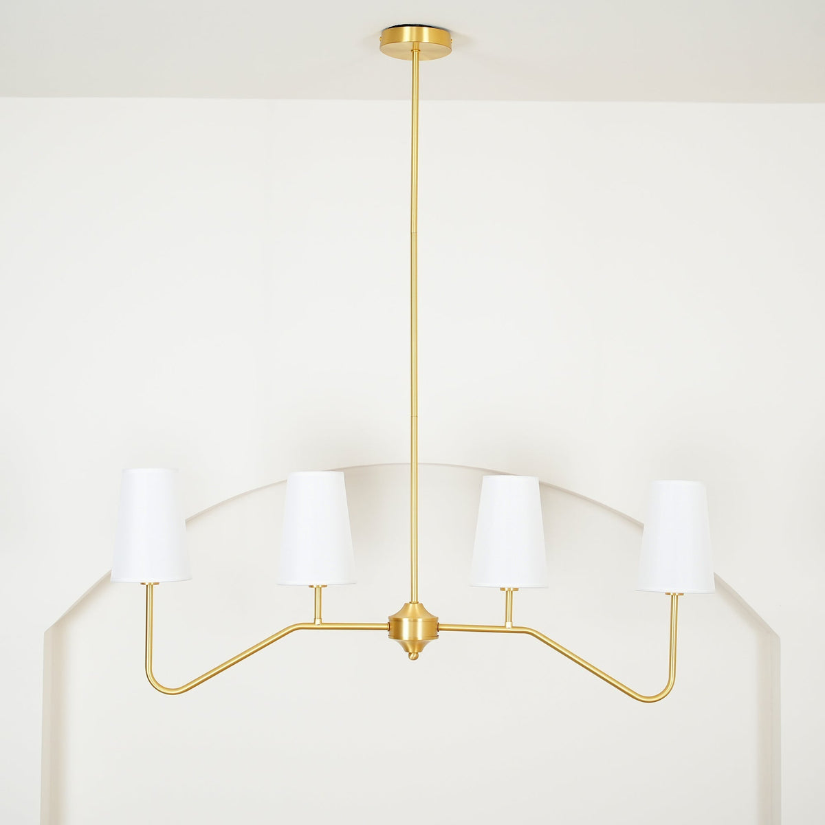 Corvenella Fabric Chandelier-Moonnatur