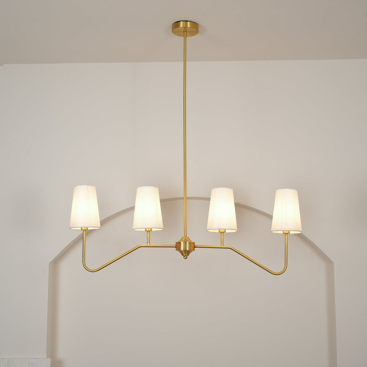 Corvenella Fabric Chandelier-Moonnatur