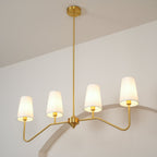 Corvenella Fabric Chandelier-Moonnatur