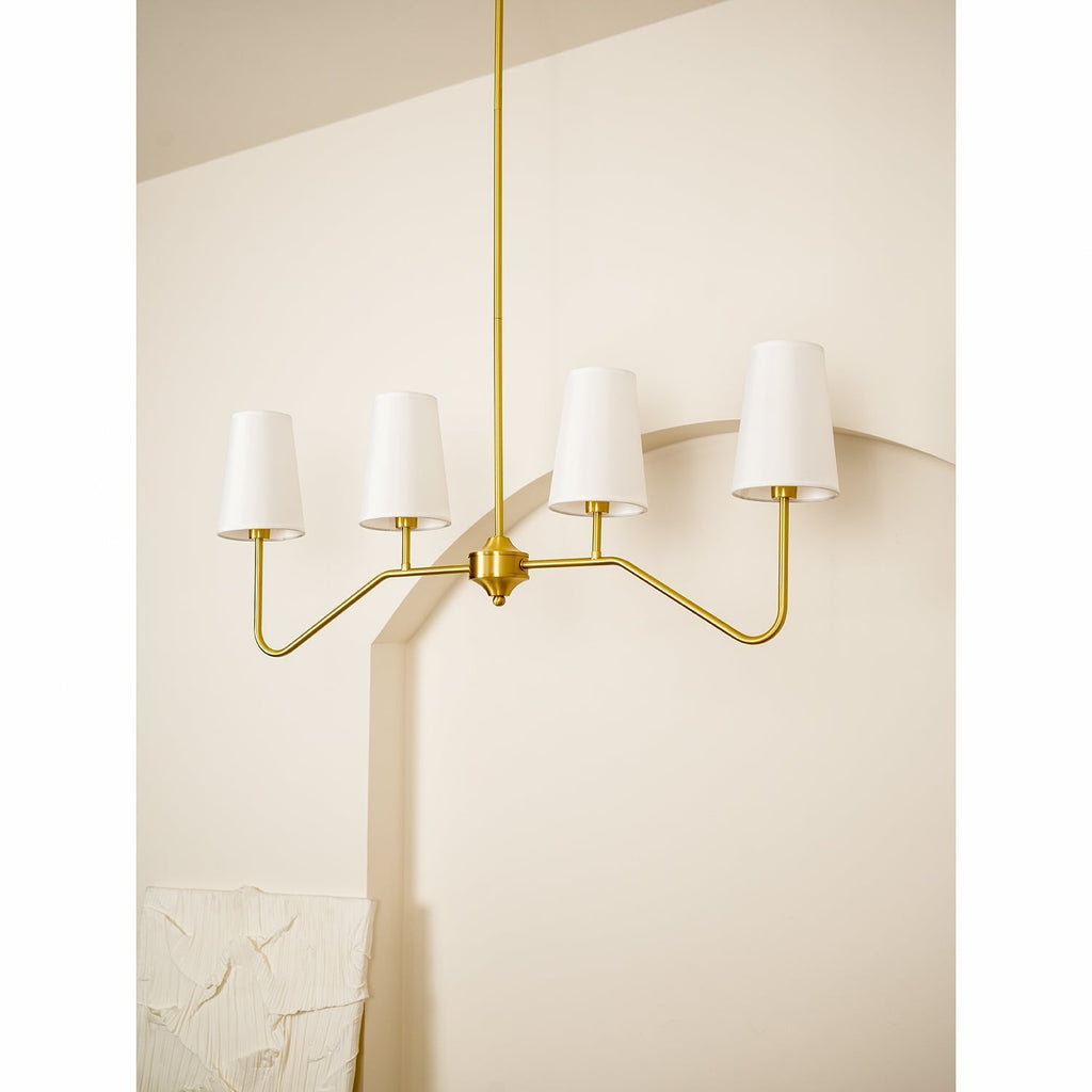 Corvenella Fabric Chandelier-Moonnatur
