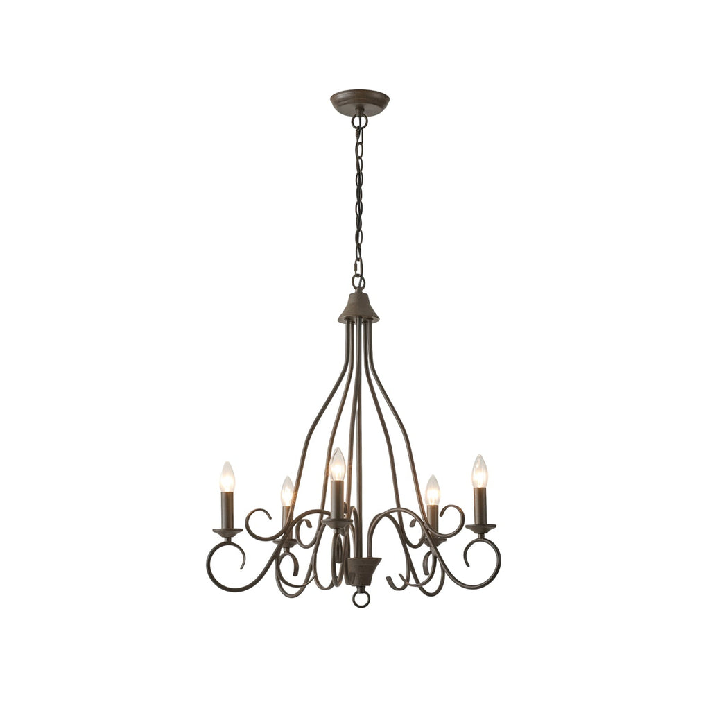 Laderbrook Iron Chandelier-Moonnatur
