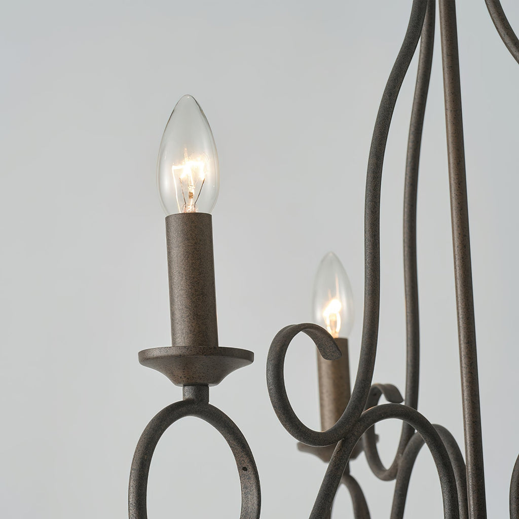 Laderbrook Iron Chandelier-Moonnatur