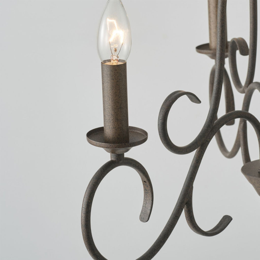 Laderbrook Iron Chandelier-Moonnatur