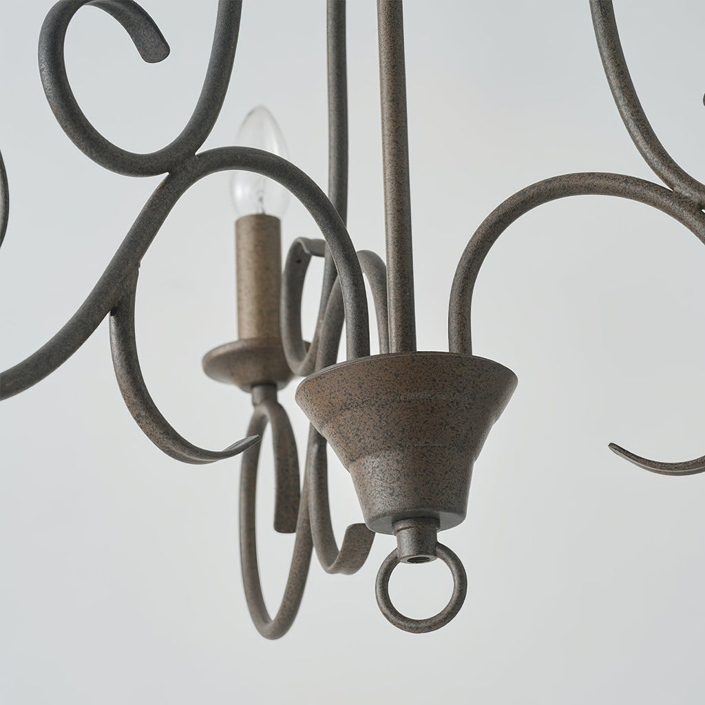 Laderbrook Iron Chandelier-Moonnatur