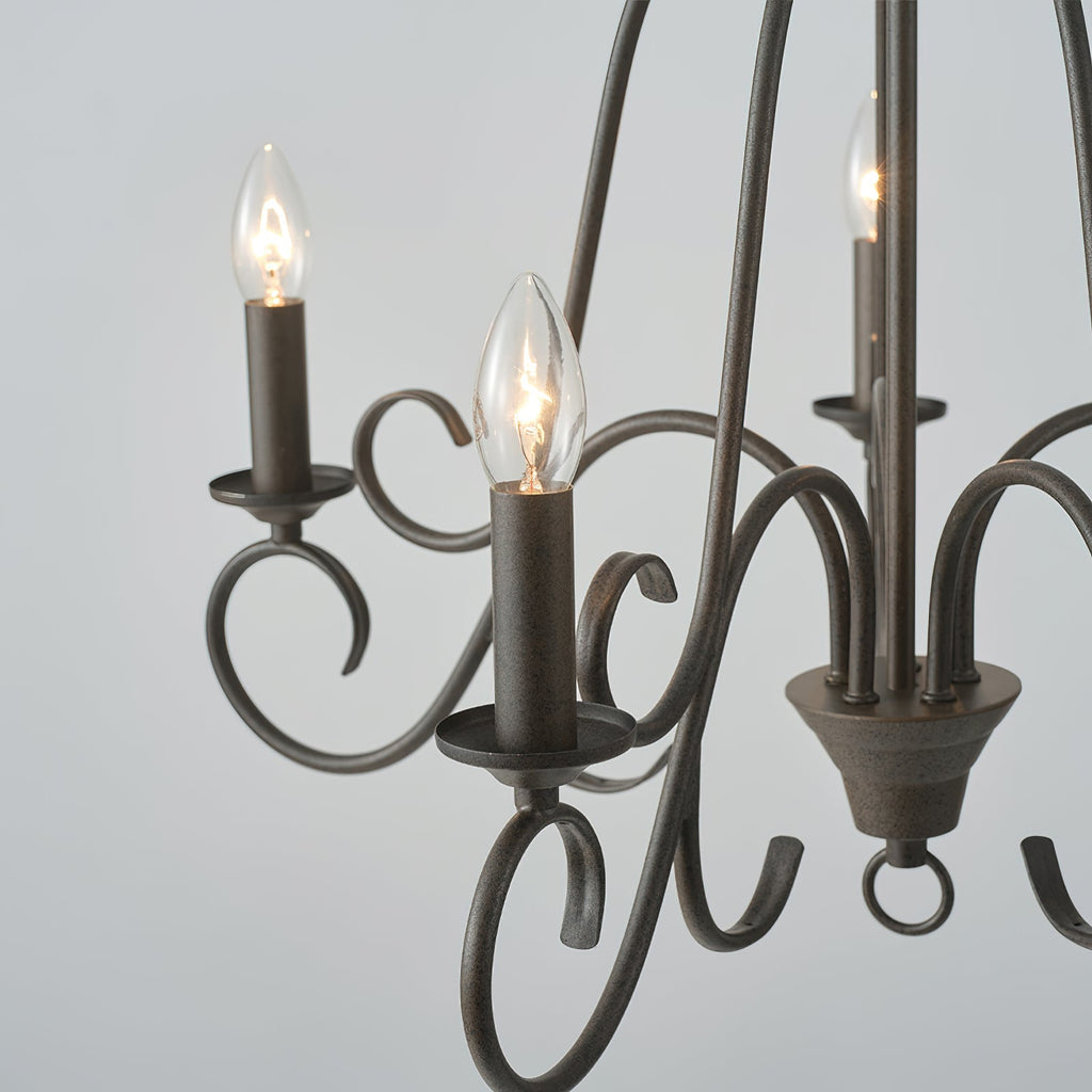 Laderbrook Iron Chandelier-Moonnatur