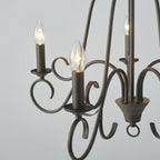 Laderbrook Iron Chandelier-Moonnatur