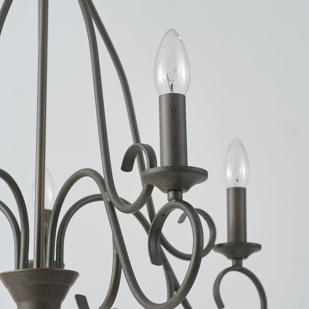 Laderbrook Iron Chandelier-Moonnatur