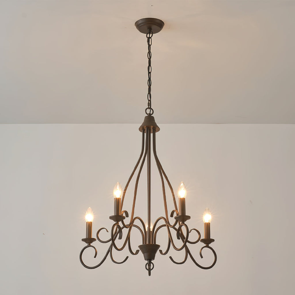 Laderbrook Iron Chandelier-Moonnatur