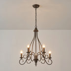 Laderbrook Iron Chandelier-Moonnatur