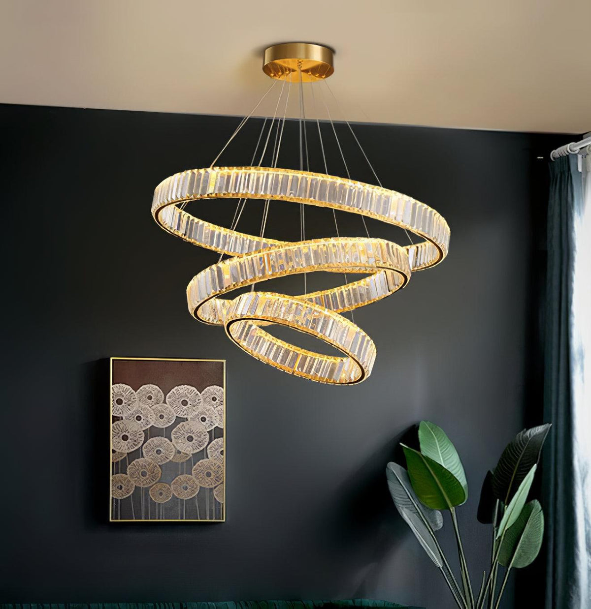 Yvenora Crystal Chandelier-Moonnatur