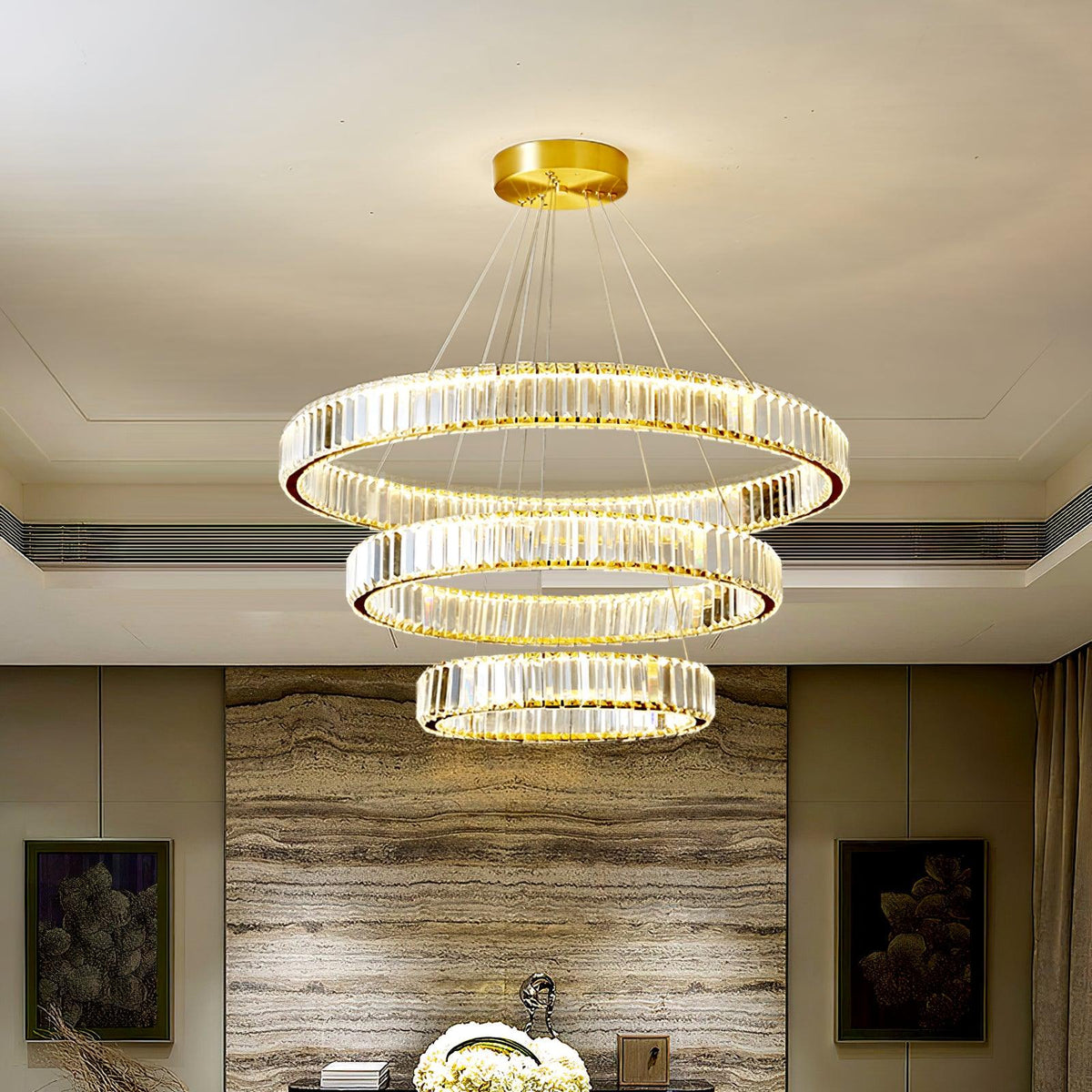 Yvenora Crystal Chandelier-Moonnatur