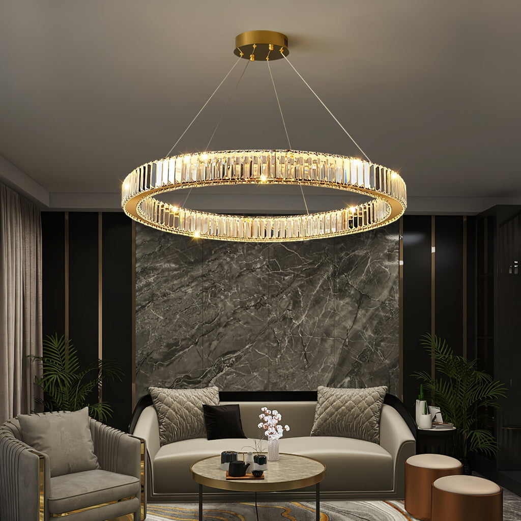 Yvenora Crystal Chandelier-Moonnatur