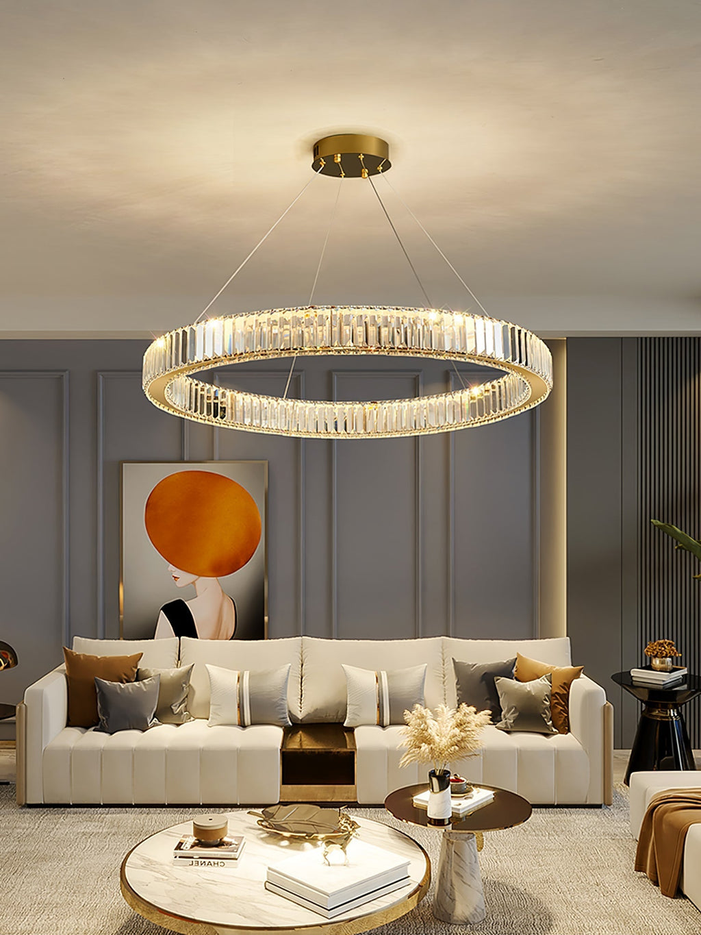 Yvenora Crystal Chandelier-Moonnatur
