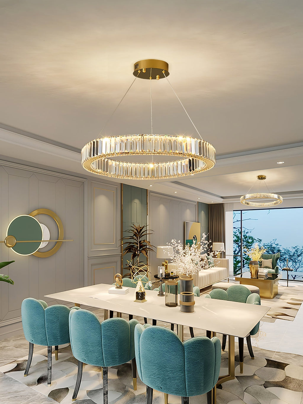 Yvenora Crystal Chandelier-Moonnatur