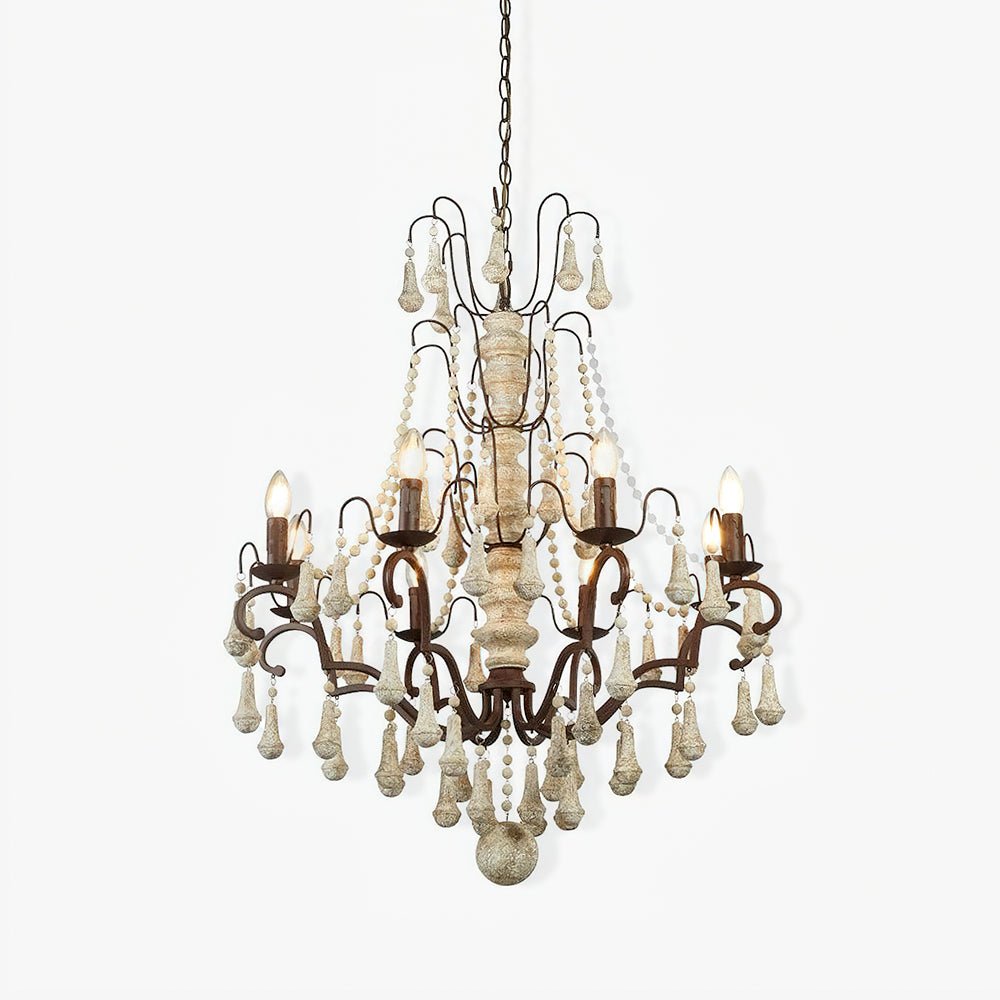 Laderford Wood Chandelier-Moonnatur