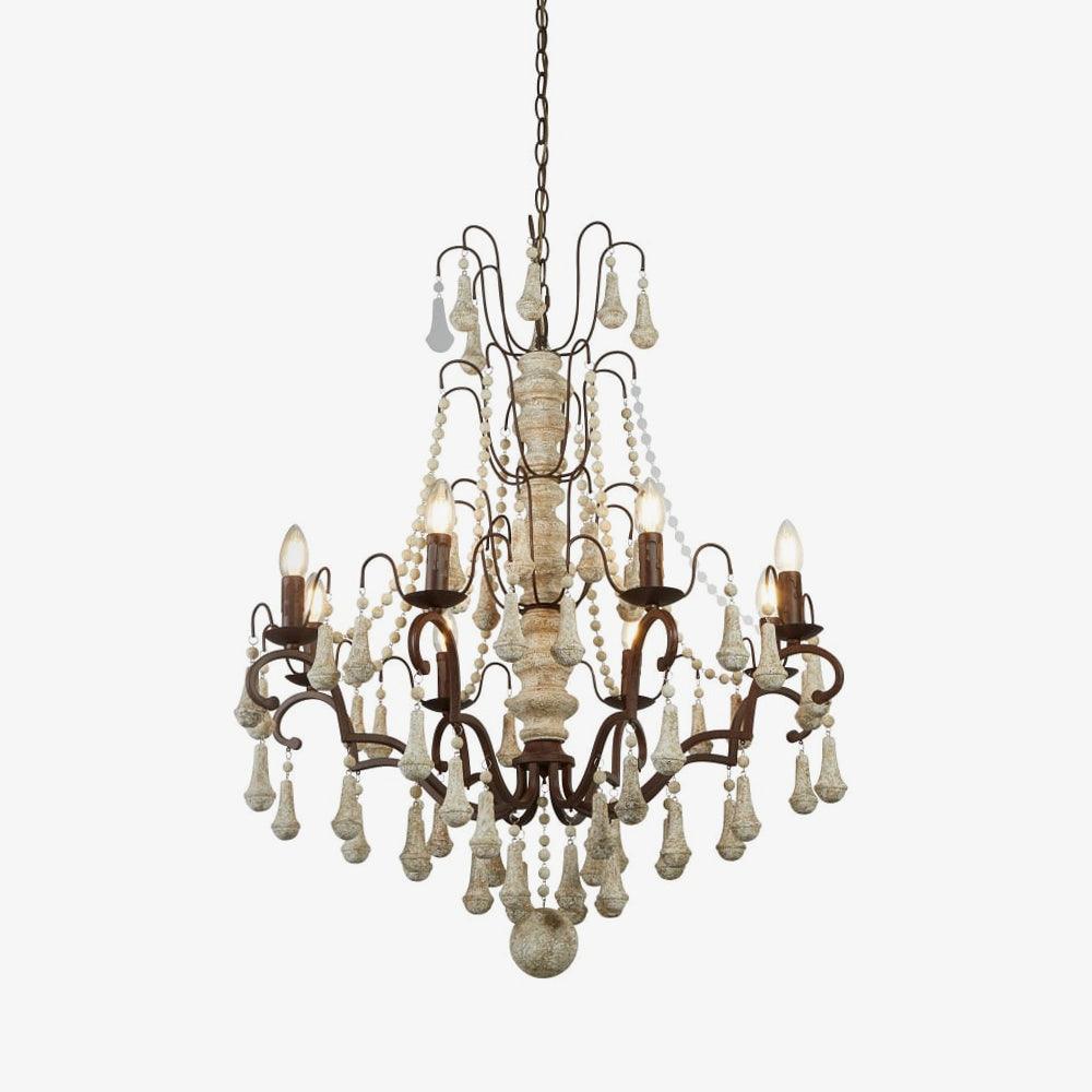 Laderford Wood Chandelier-Moonnatur