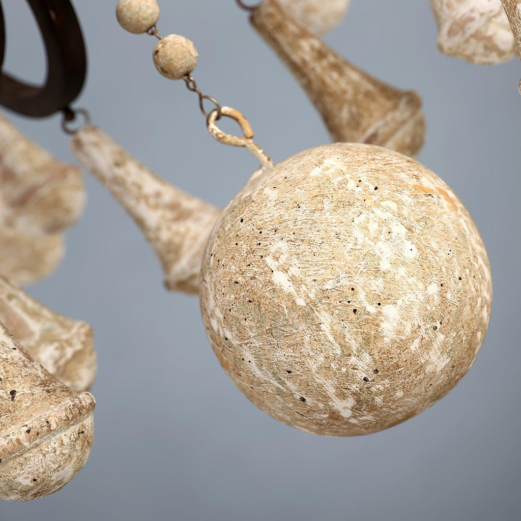 Laderford Wood Chandelier-Moonnatur