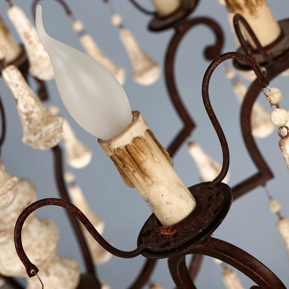 Laderford Wood Chandelier-Moonnatur
