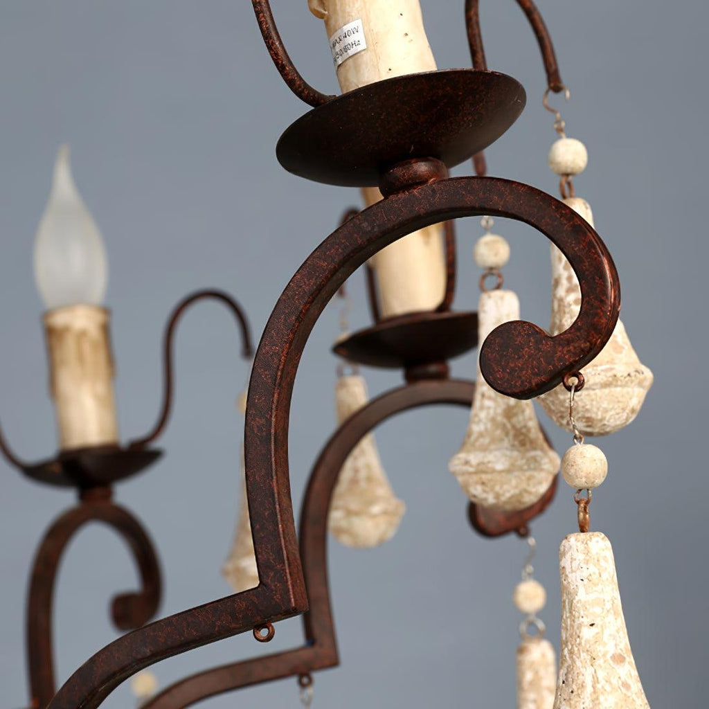 Laderford Wood Chandelier-Moonnatur