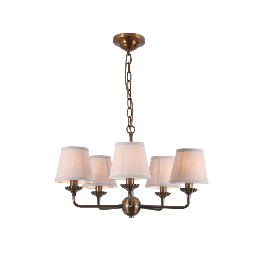 Kilvendale Fabric Chandelier-Moonnatur