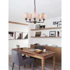 Kilvendale Fabric Chandelier-Moonnatur