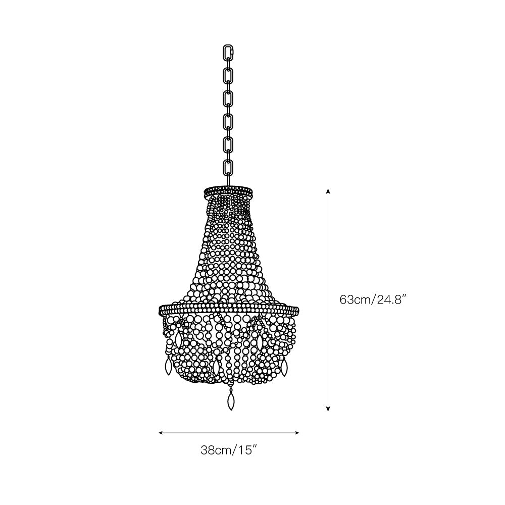 Kestercove Wood Chandelier-Moonnatur