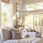 Kestercove Wood Chandelier-Moonnatur