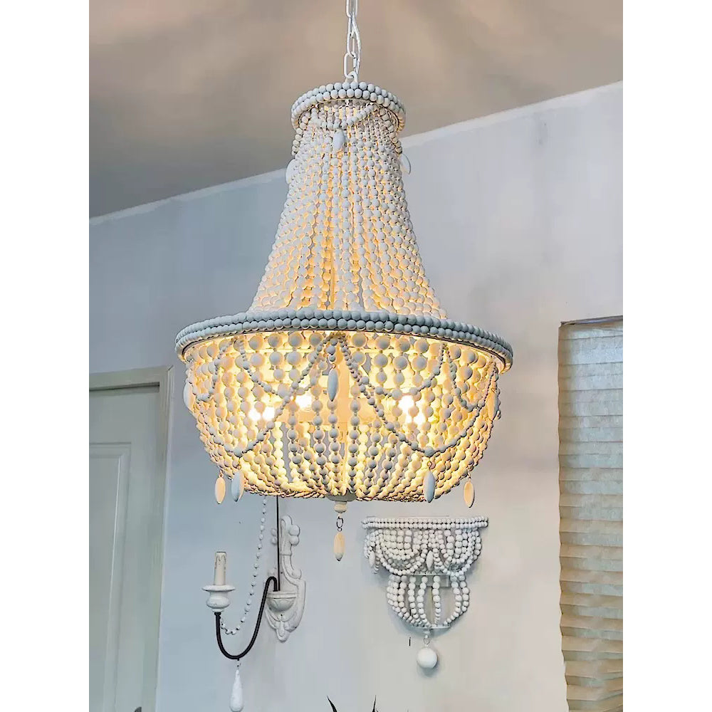 Kestercove Wood Chandelier-Moonnatur