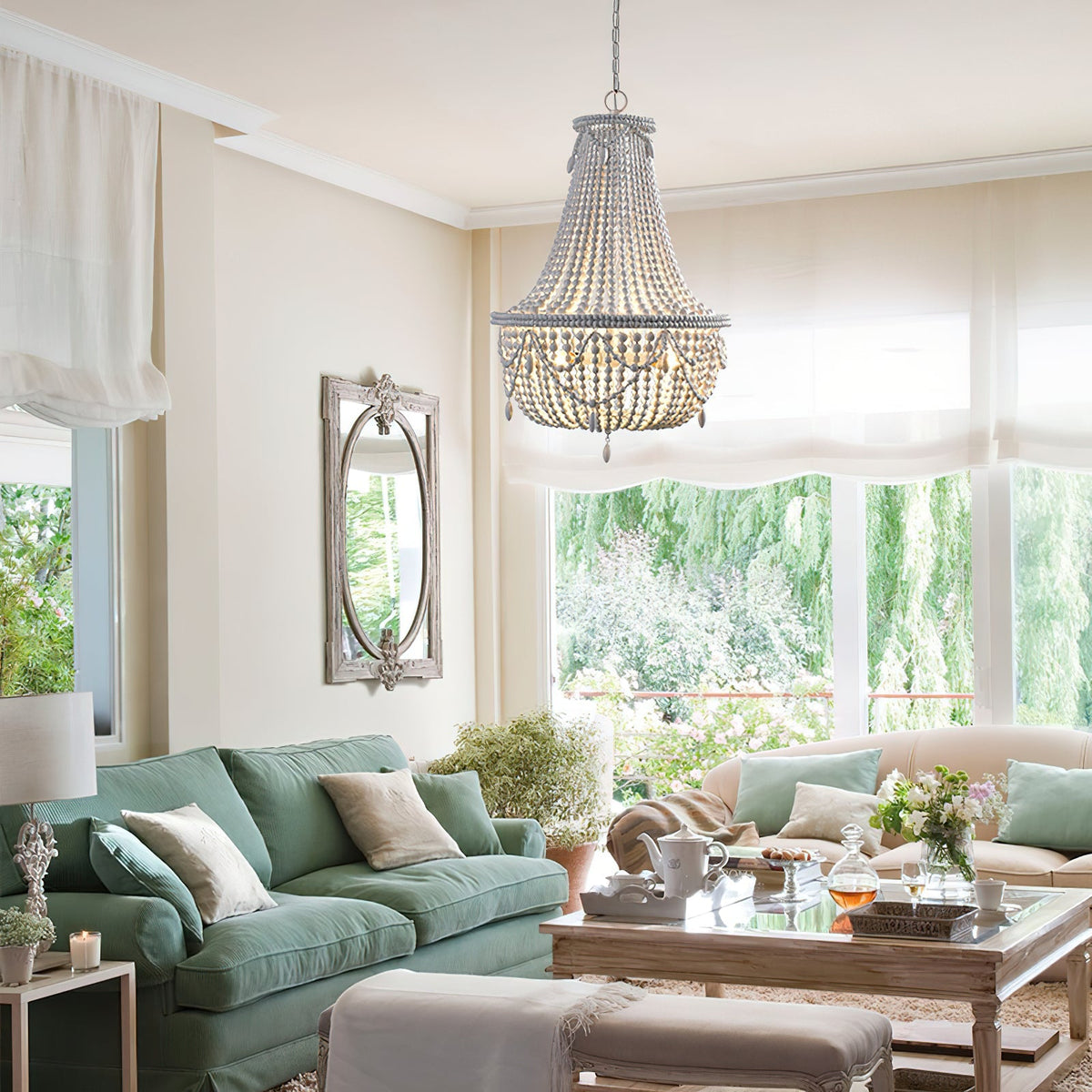 Kestercove Wood Chandelier-Moonnatur