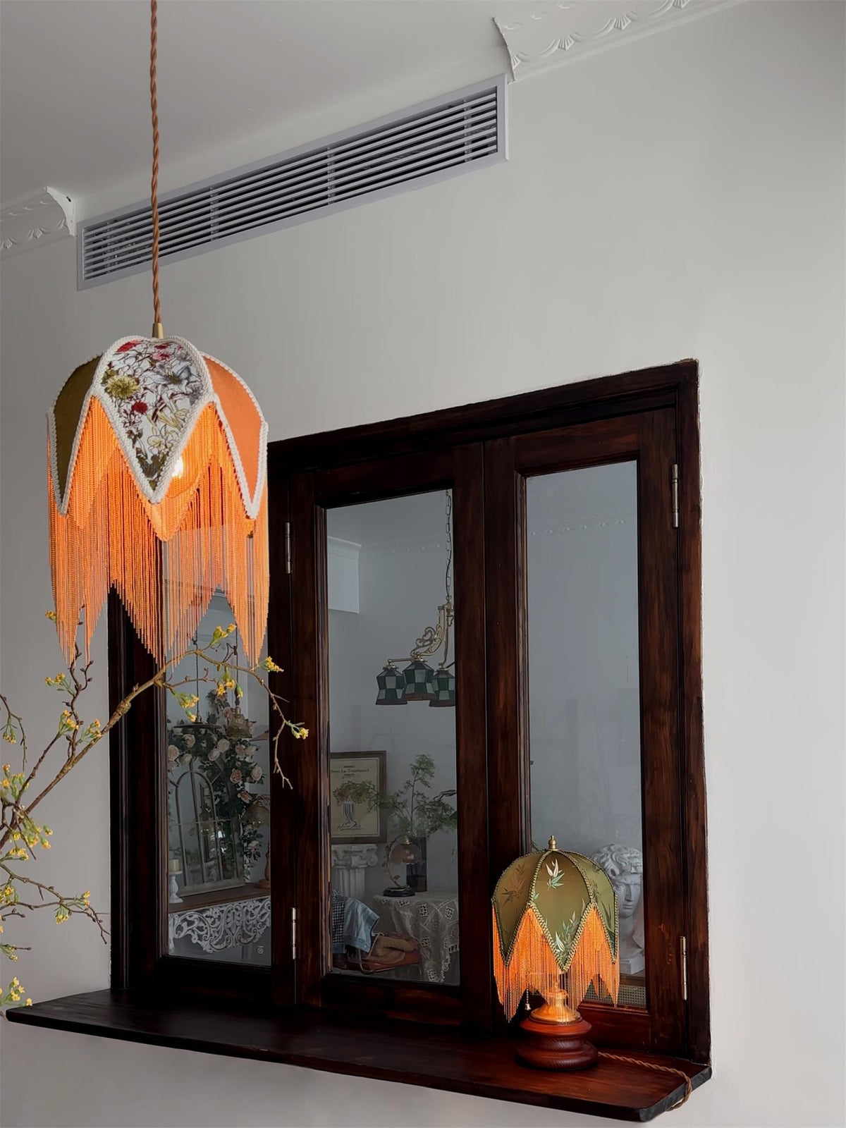 Elowune Velvet Pendant Light-Moonnatur
