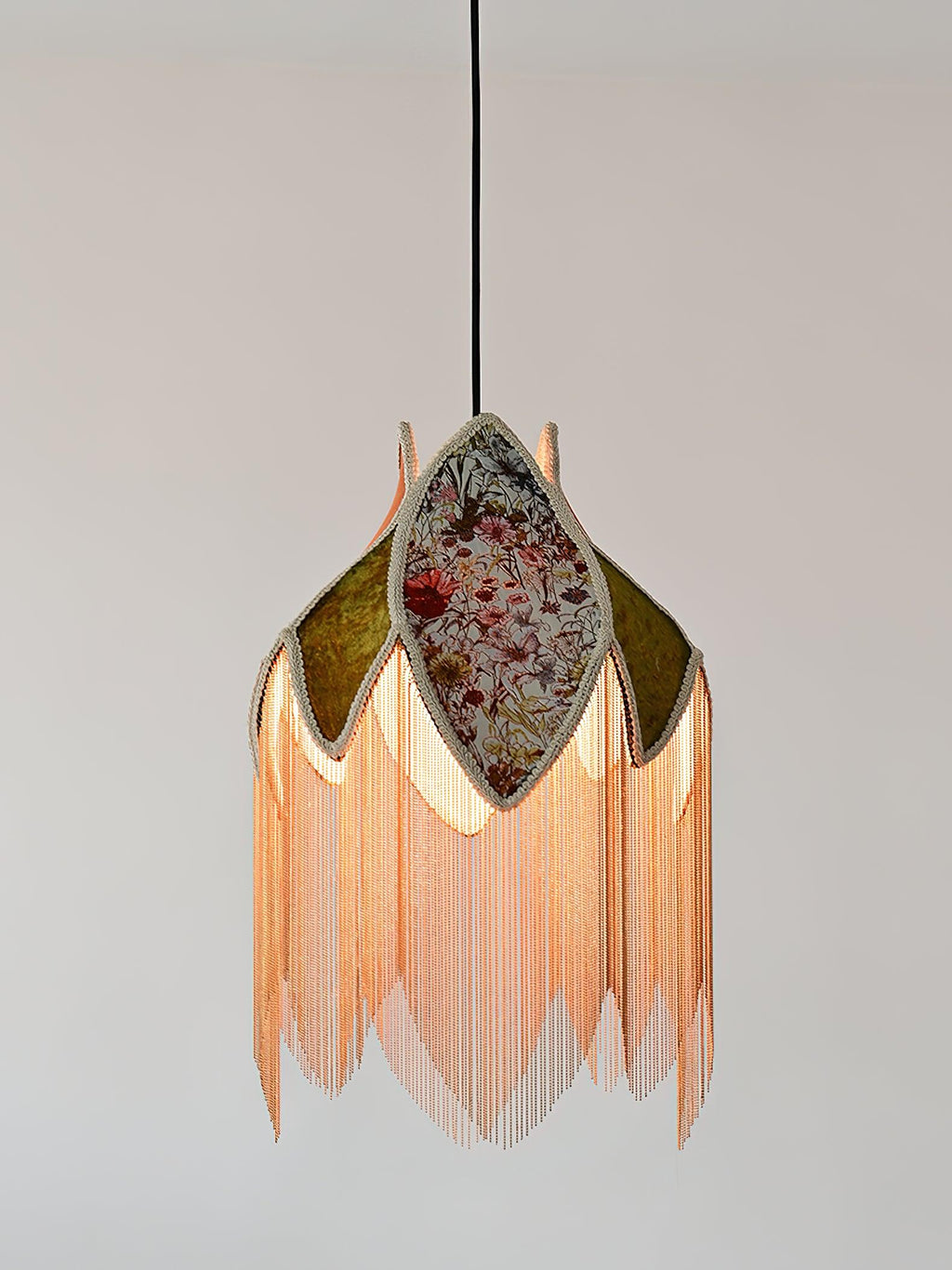 Elowune Velvet Pendant Light-Moonnatur