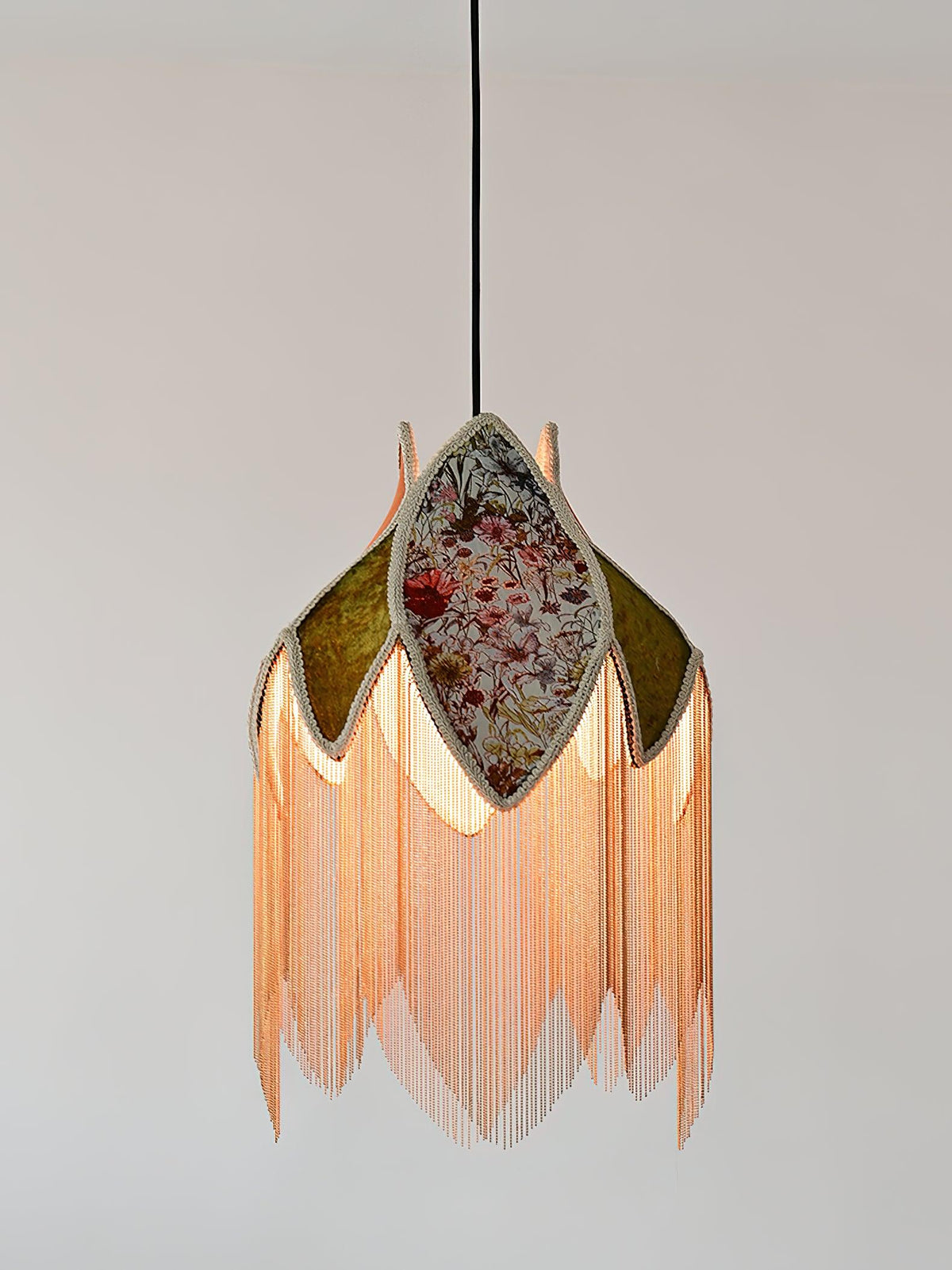 Elowune Velvet Pendant Light-Moonnatur