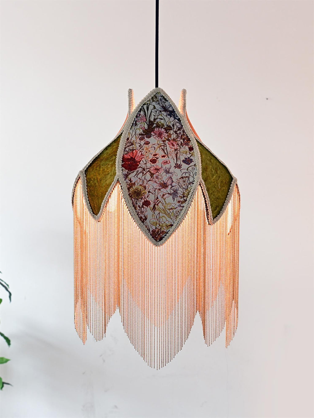 Elowune Velvet Pendant Light-Moonnatur