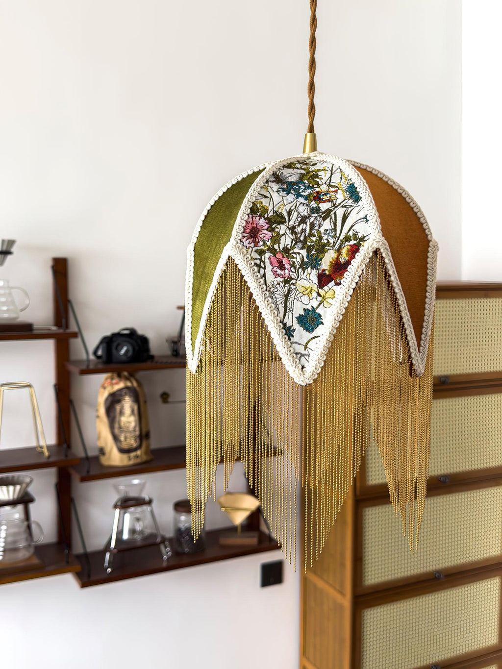 Elowune Velvet Pendant Light-Moonnatur