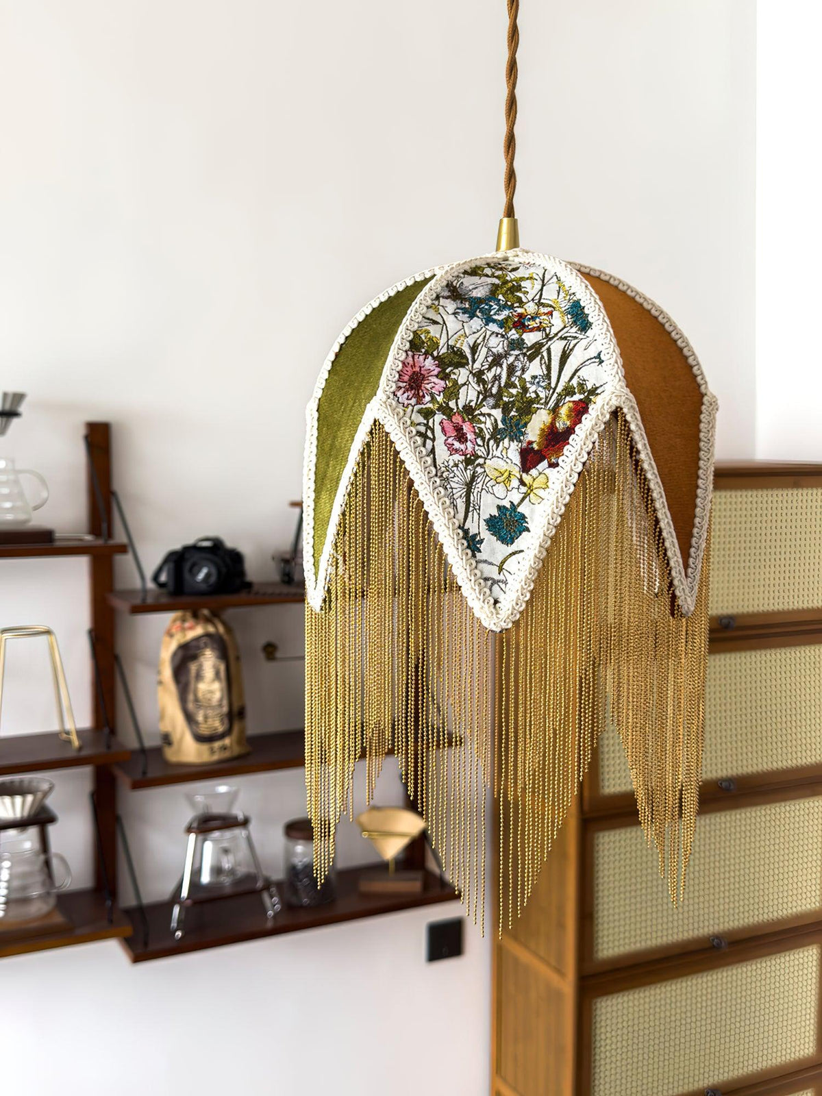 Elowune Velvet Pendant Light-Moonnatur