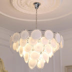 Islenmere Glass Chandelier-Moonnatur