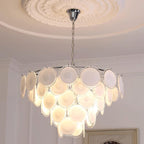 Islenmere Glass Chandelier-Moonnatur